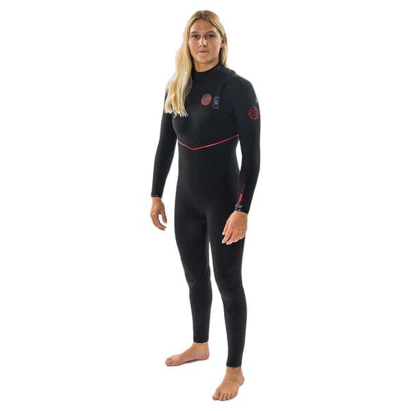 Rip Curl Långärmad Kostym I Neopren Utan Dragkedja Fbomb Fusion 4/3 Mm Svart 6