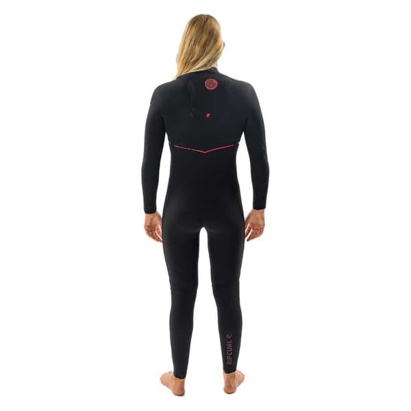 Rip Curl Långärmad Kostym I Neopren Utan Dragkedja Fbomb Fusion 5/3 Mm Svart 6