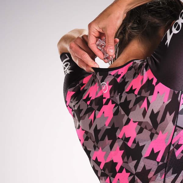 Zoot Lyhythihainen Trisuit Niuhi Pinkki 2XL Nainen