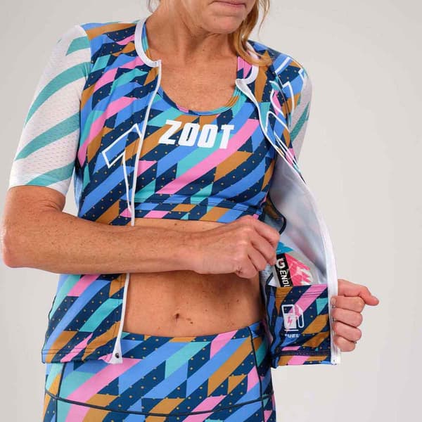 Zoot Lyhythihainen Jersey Ltd Tri Aero Sininen S Nainen
