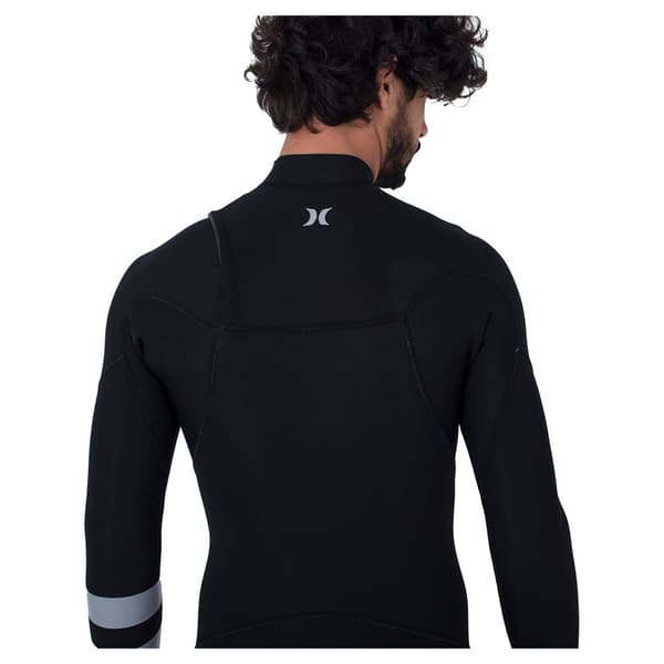 Hurley Långärmad Neoprenkostym Med Dragkedja Framtill Air Svart XL