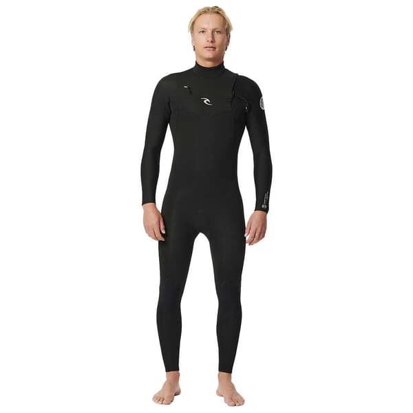 Rip Curl Langærmet Neoprendragt Med Brystlynlås D/patrol Perf 3/2 Mm Gb Stm Sort XS