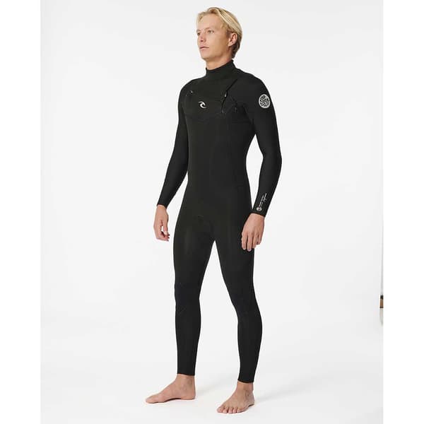 Rip Curl Långärmad Neoprenkostym Med Dragkedja D/patrol Perf 3/2 Mm Gb Stm Svart L