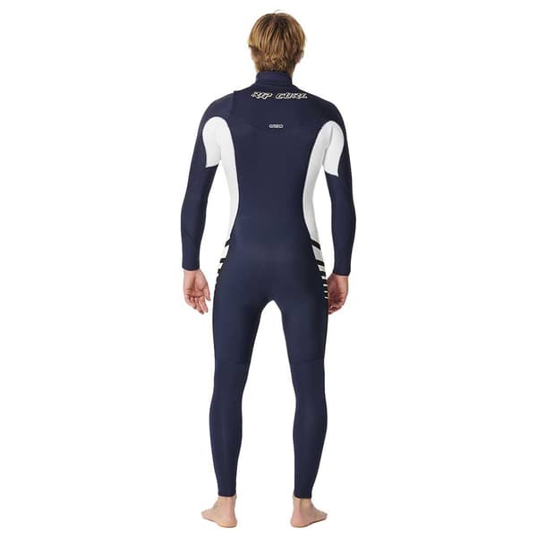 Rip Curl Langærmet Neoprendragt Med Brystlynlås D/patrol Perf 3/2 Mm Gb Stm Blå XS