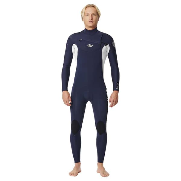 Rip Curl Langærmet Neoprendragt Med Brystlynlås D/patrol Perf 3/2 Mm Gb Stm Blå S