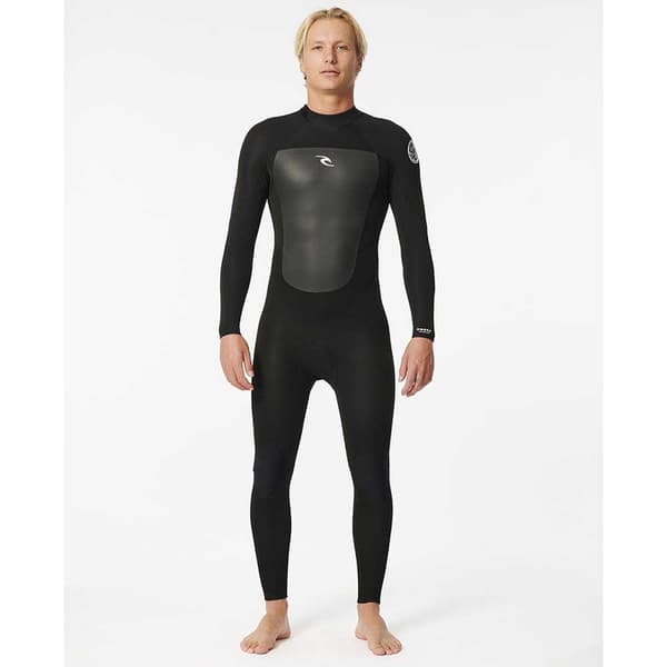 Rip Curl Langærmet Neoprendragt Med Lynlås Bagpå Omega 3/2 Mm Gb Steamer Sort S