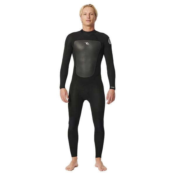 Rip Curl Langærmet Neoprendragt Med Lynlås Bagpå Omega 3/2 Mm Gb Steamer Sort S