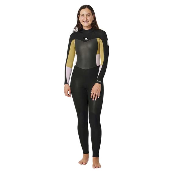 Rip Curl Långärmad Neoprenkostym Med Dragkedja Baktill Omega 3/2 Mm Gb Steamer Svart 8