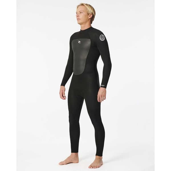 Rip Curl Pitkähihainen Takavetoketjullinen Neopreenipuku Omega 3/2 Mm Gb Steamer Musta S