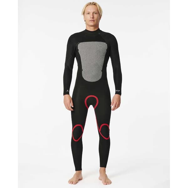 Rip Curl Långärmad Neoprenkostym Med Dragkedja Baktill Omega 4/3 Mm Gb Steamer Svart MT