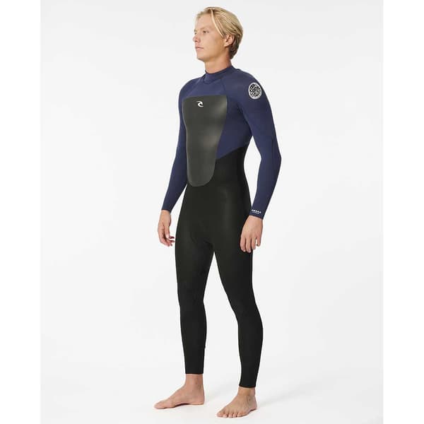 Rip Curl Långärmad Neoprenkostym Med Dragkedja Baktill Omega 4/3 Mm Gb Steamer Svart XL