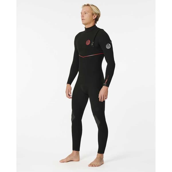 Rip Curl Pitkähihainen Vetoketjuton Neopreenipuku Fbomb Fusion 3/2 Mm Musta S