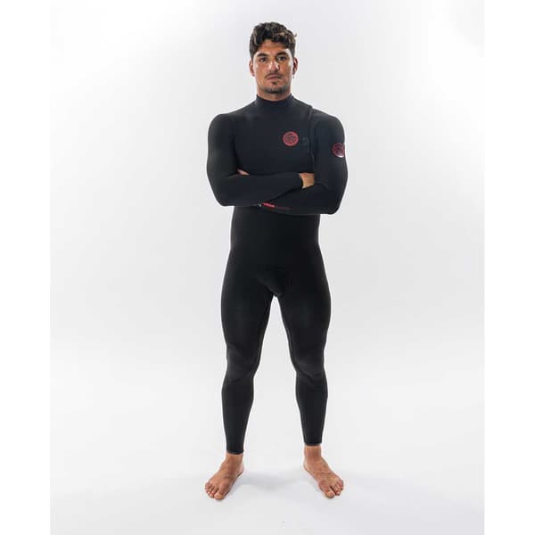 Rip Curl Långärmad Kostym I Neopren Utan Dragkedja Fbomb Fusion 4/3 Mm Svart XL