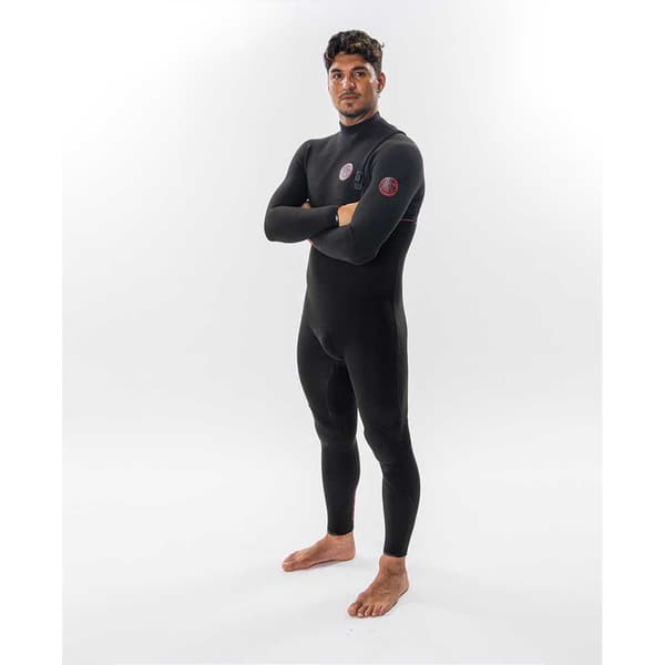 Rip Curl Långärmad Kostym I Neopren Utan Dragkedja Fbomb Fusion 4/3 Mm Svart XL
