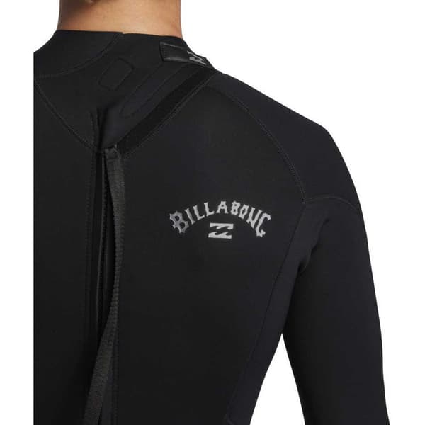 Billabong Långärmad Neoprenkostym Med Dragkedja Baktill Foil 3/2 Mm Svart MT