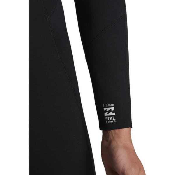 Billabong Långärmad Neoprenkostym Med Dragkedja Baktill Foil 3/2 Mm Svart MT