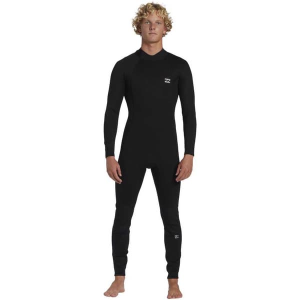 Billabong Långärmad Neoprenkostym Med Dragkedja Baktill Foil 3/2 Mm Svart MT