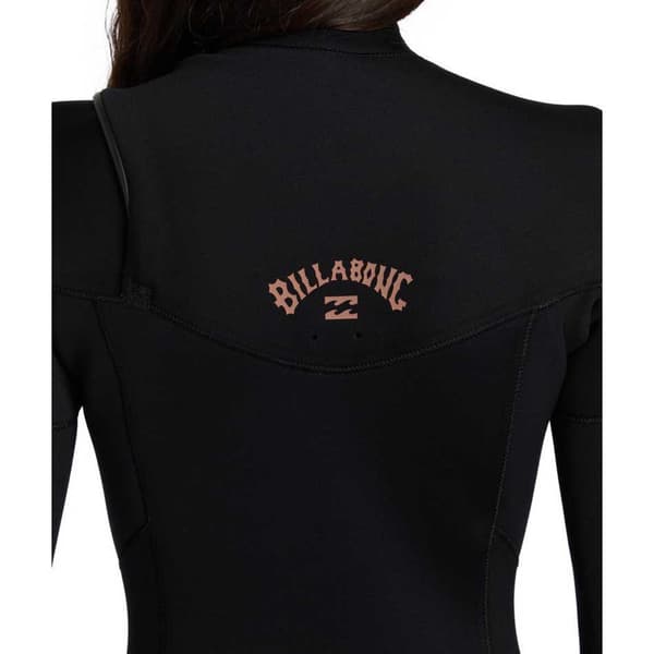 Billabong Langærmet Neoprendragt Med Brystlynlås Foil 3/2 Mm Sort MS