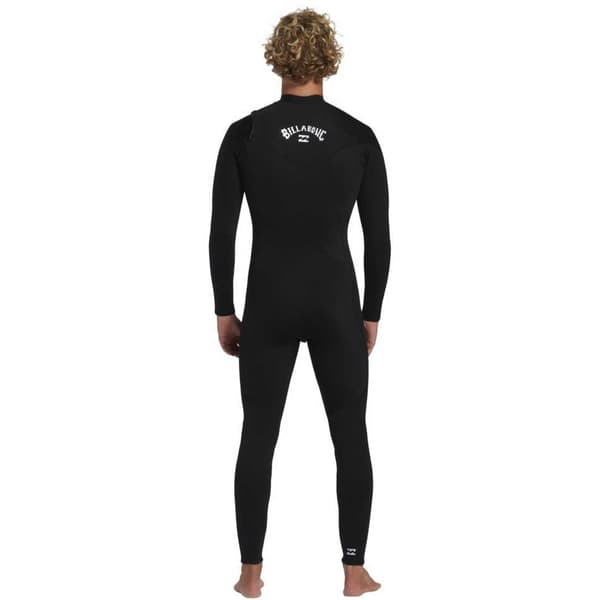 Billabong Långärmad Neoprenkostym Med Dragkedja Foil 3/2 Mm Svart M