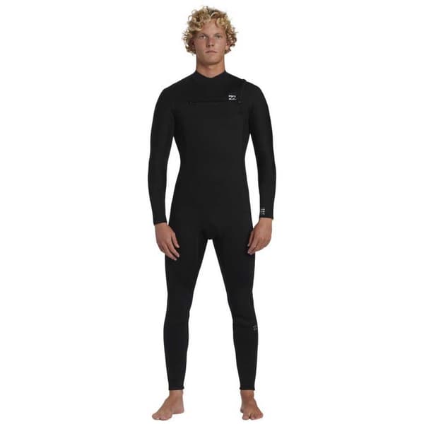 Billabong Långärmad Neoprenkostym Med Dragkedja Foil 3/2 Mm Svart MT