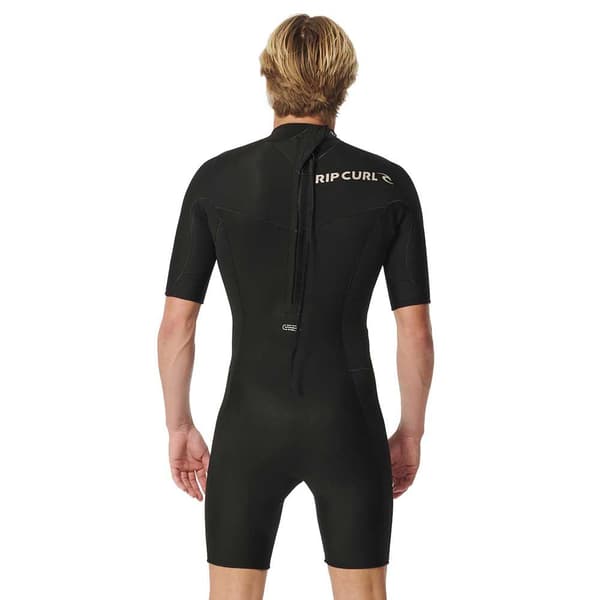 Rip Curl Shorty Med Dragkedja Baktill D Patrol 2 Mm Spring Svart M