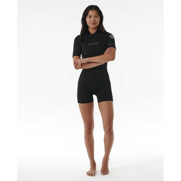 Rip Curl Shorty Med Dragkedja Baktill D/patrol 2/2 Mm Eco Svart 6