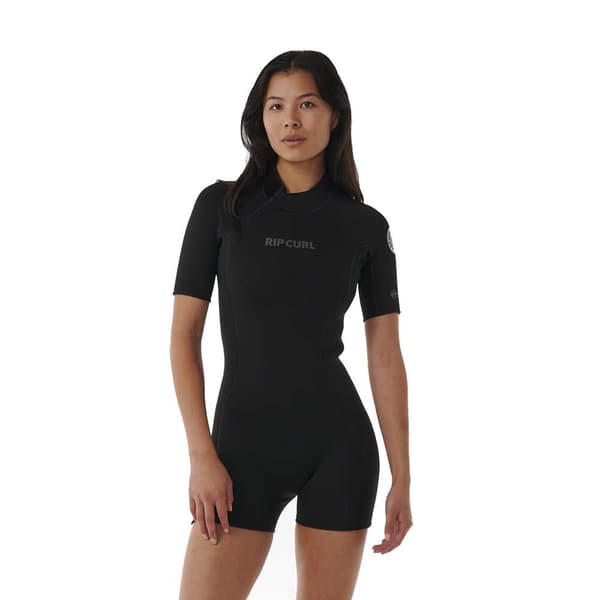 Rip Curl Shorty Med Dragkedja Baktill D/patrol 2/2 Mm Eco Svart 6