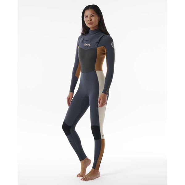 Rip Curl Långärmad Neoprenkostym Med Dragkedja Dawn Patrol 3/2 Mm Svart 4