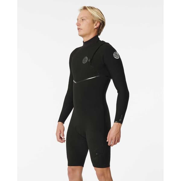 Rip Curl Shorty Med Lynlås Bagpå E Bomb 2/2 Mm Spring Sort S