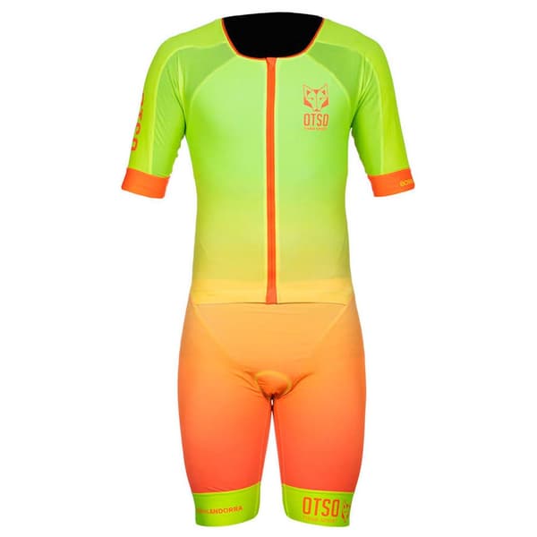 Otso Lyhythihainen Trisuit Vihreä S Mies