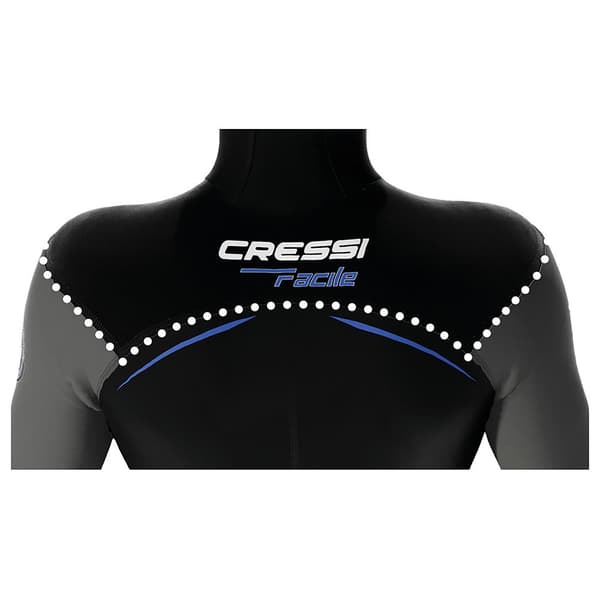 Cressi Facile 8 Mm Musta 2XL