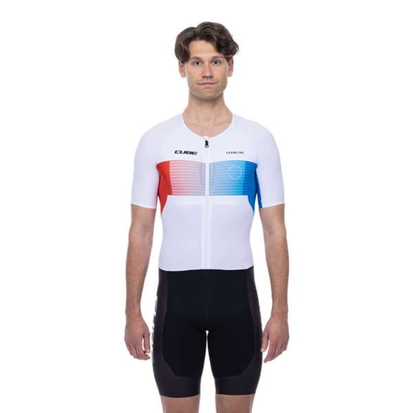 Cube Lyhythihainen Trisuit Teamline  M Mies