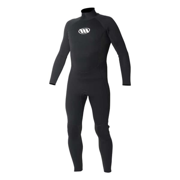 West Langærmet Neoprendragt Med Lynlås Bagpå Enforcer 3/2 Mm Gbs Steamer Sort 2XL