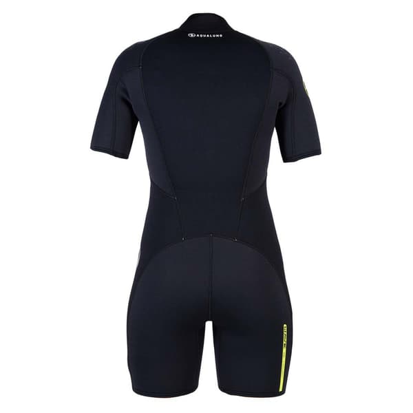 Aqualung Kvinna Wave Shorty Rev 4 Mm Svart 2XL