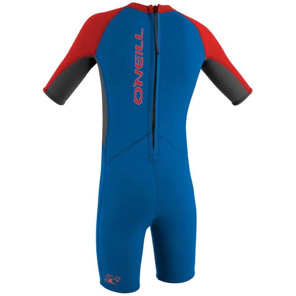 O´neill Wetsuits Rygg Zip Suit Junior Reactor Spring 2 Mm Blå 6