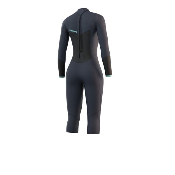 Mystic Våtdräkt Brand Longarm Shortleg 3/2 Mm Bzip Flatlock Women Blå XS