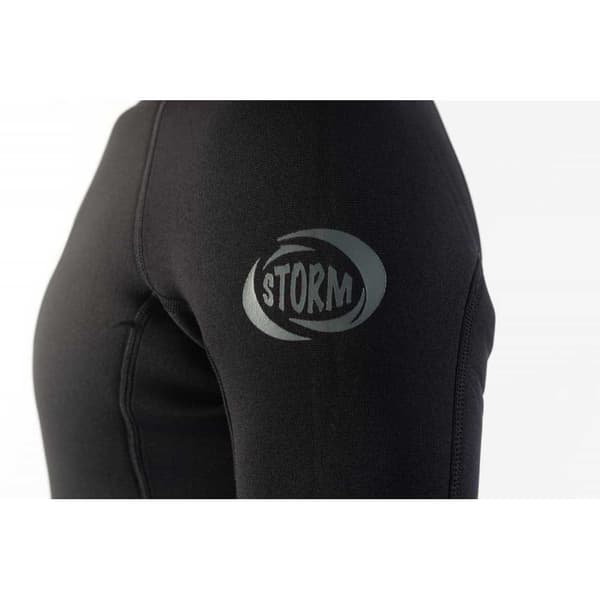 Storm Långärmad Neoprenkostym Med Dragkedja Baktill Full Wetsuit Flatlock 3/2 Mm  ML
