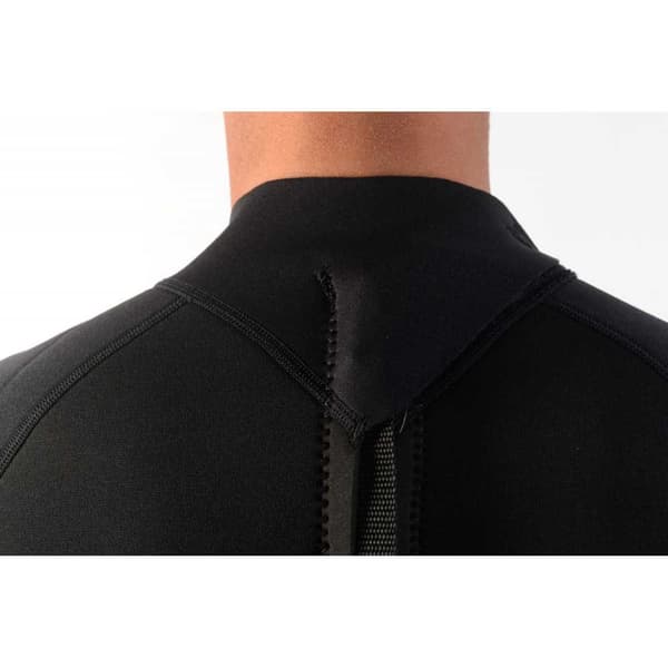 Storm Långärmad Neoprenkostym Med Dragkedja Baktill Full Wetsuit Flatlock 3/2 Mm  ML