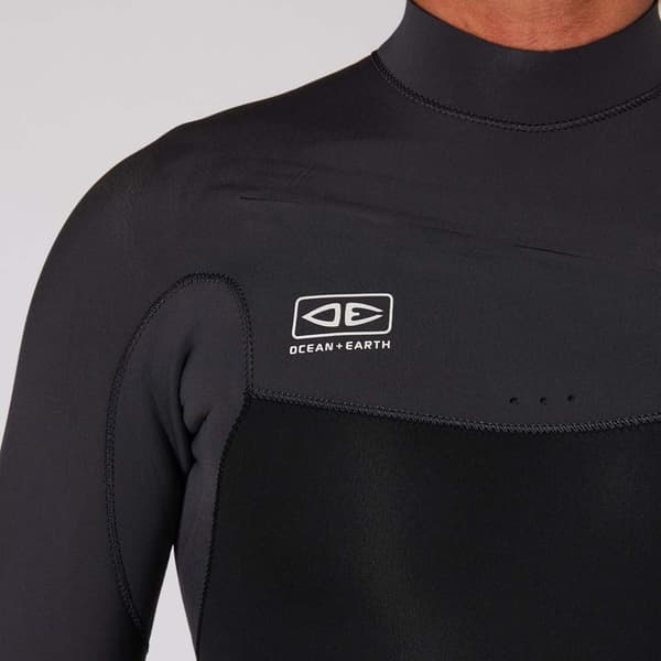 Ocean & Earth Pitkähihainen Rintavetoketjullinen Neopreenipuku Free Flex  M