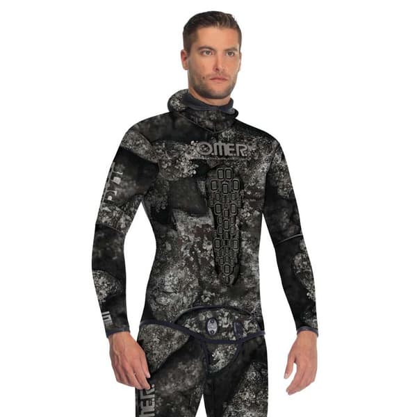 Omer Spearfishing Jakke Black Stone 3 Mm Sort 2XL