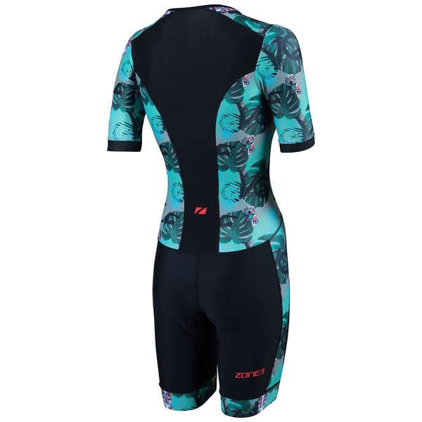 Zone3 Kortärmad Trisuit Activate+ Tribal Rush  L Kvinna