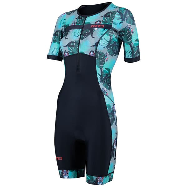 Zone3 Kortärmad Trisuit Activate+ Tribal Rush  L Kvinna