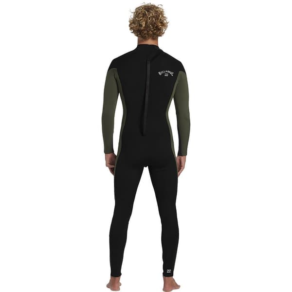 Billabong Långärmad Neoprenkostym Med Dragkedja Baktill Foil 3/2 Mm  MS