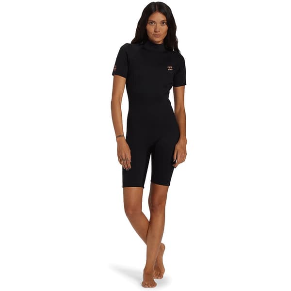 Billabong Kortærmet Neoprendragt Med Lynlås Bagpå Foil Fl Spring 2/2 Mm  XS