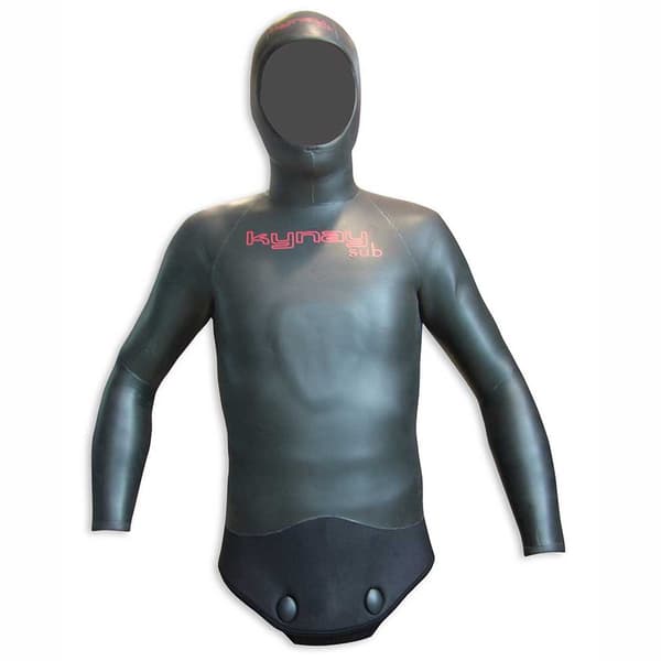 Kynay Spearfishing Jacka Wetsuit Smooth Skin 5 Mm Svart L