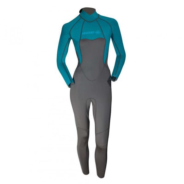 Beuchat Apnø Våddragt Atoll 2 Mm Back Zip Grå XL