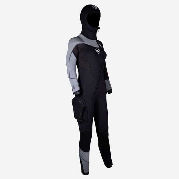 Aqualung Kvinna Dynaflex Fs Fz 7 Mm Svart S