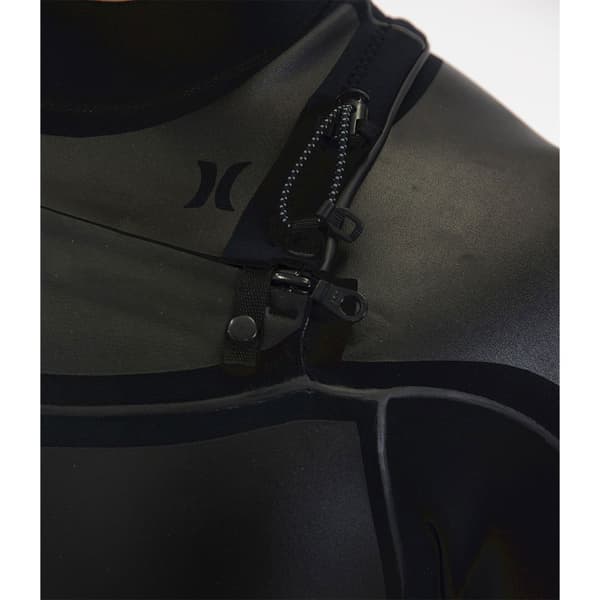 Hurley Pitkähihainen Rintavetoketjullinen Neopreenipuku Advantage Max 4/3+ Mm Musta LS