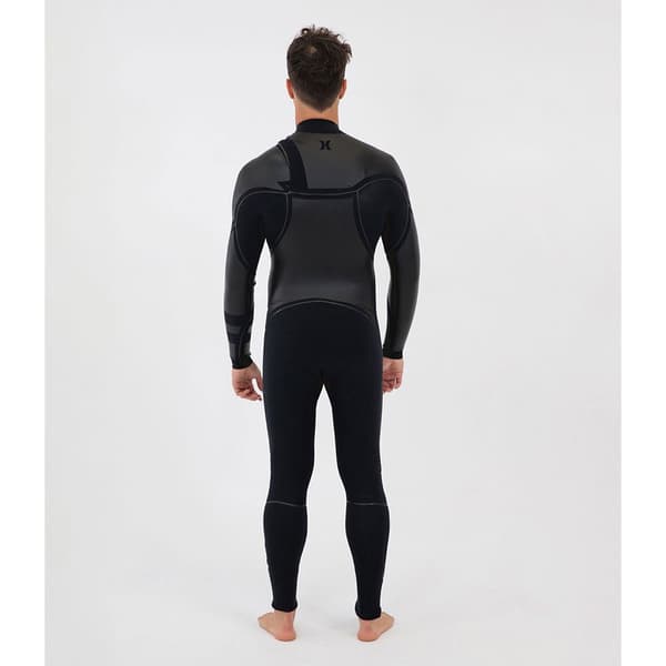 Hurley Pitkähihainen Rintavetoketjullinen Neopreenipuku Advantage Max 4/3+ Mm Musta LS