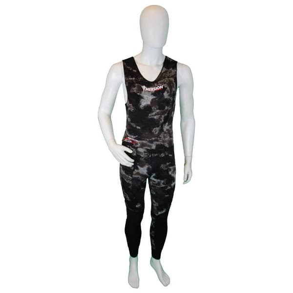 Imersion Seriole Camo Strechy Yamamoto Long John 7 Mm Keihäskalastushousut Musta L